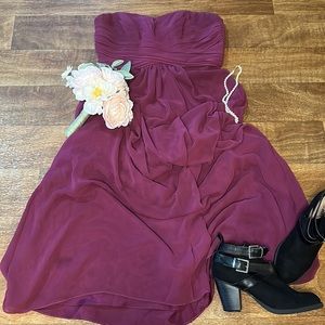 David’s Bridal size 4 bridesmaid dress
